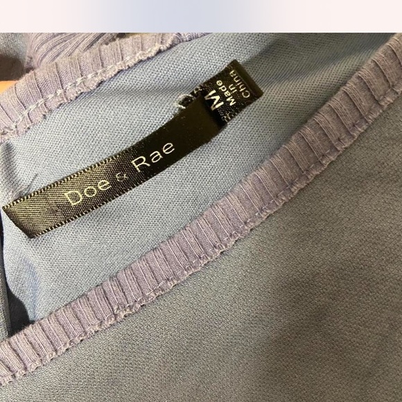 Doe & Rae Backless Blue Dress - Picture 3 of 3